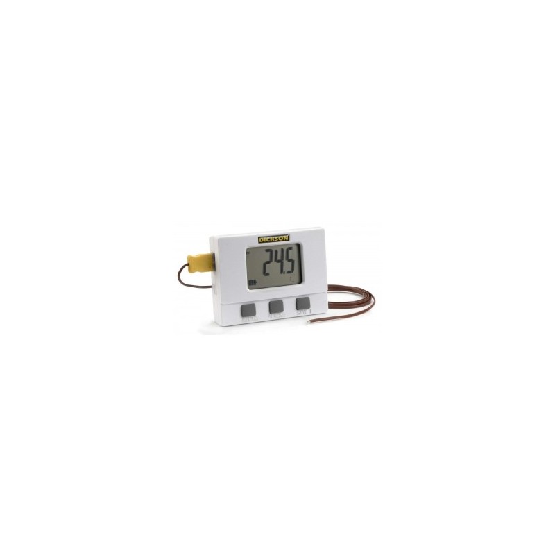 Enregistreur de température à thermocouple, afficheur et carte flash SD