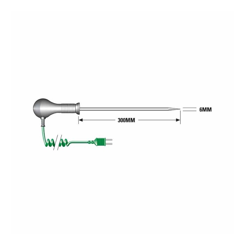 Sonde de température de pénétration robuste