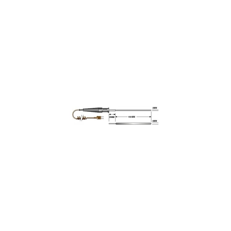 Sonde de température plane