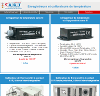 newsletter mesurez.com de mars 2016 - Enregistreurs et calibrateurs de température